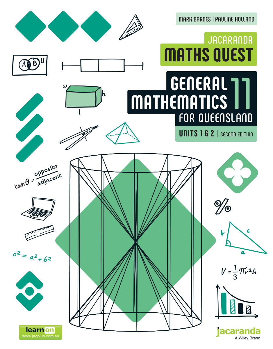 Jacaranda Maths Quest 11 General Mathematics Units 1&2 for Queensland Second Edition (learnON & Print)