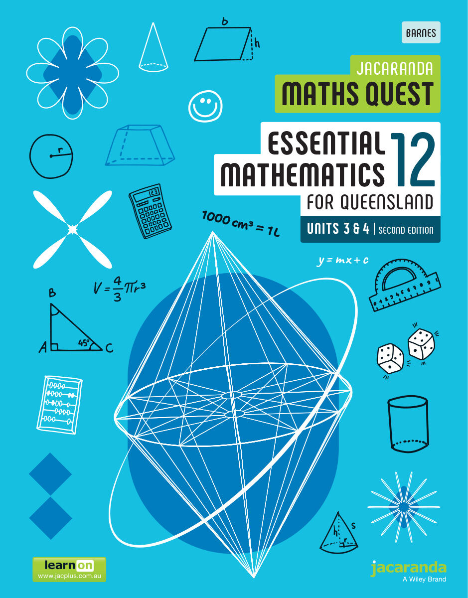 Jacaranda Maths Quest 12 Essential Mathematics Units 3&4 for Queensland Second Edition (learnON & Print)