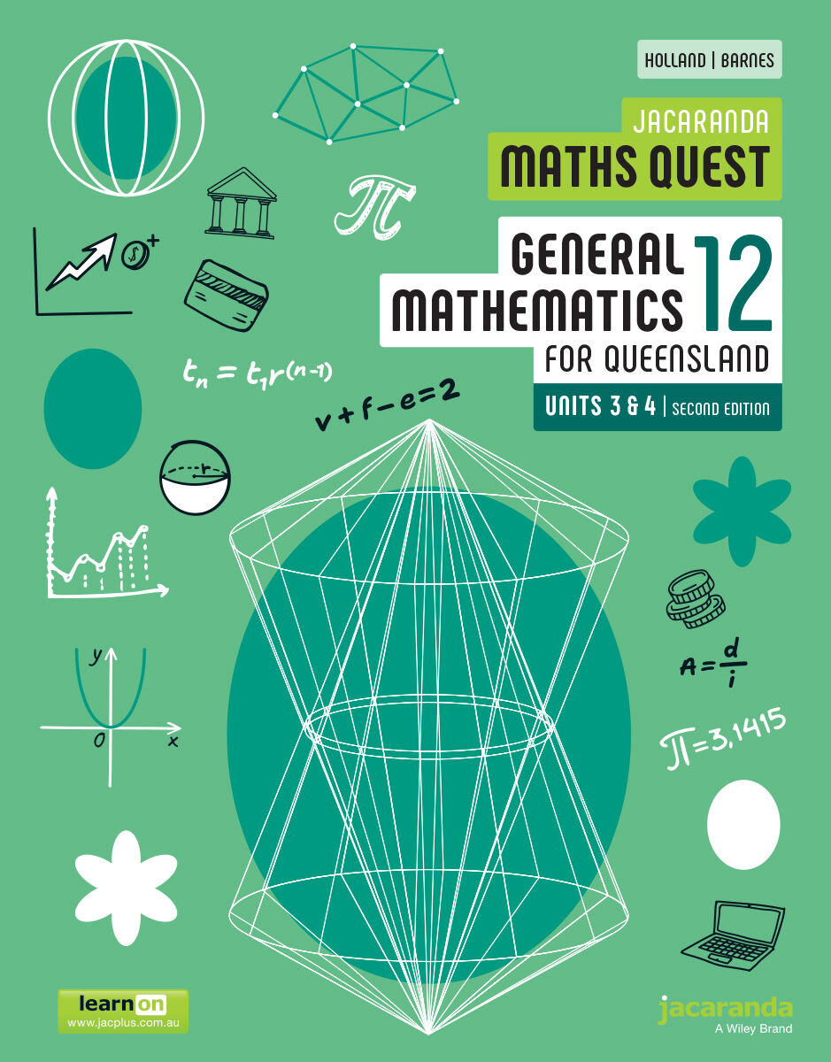 Jacaranda Maths Quest 12 General Mathematics Units 3&4 for Queensland Second Edition (learnON & Print)