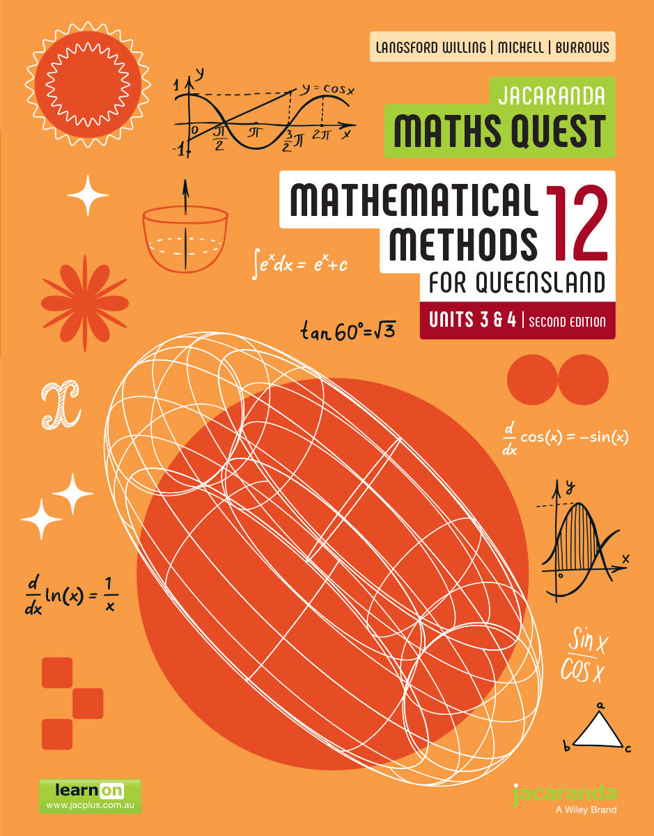 Jacaranda Maths Quest 12 Mathematical Methods Units 3&4 for Queensland Second Edition (learnON & Print)