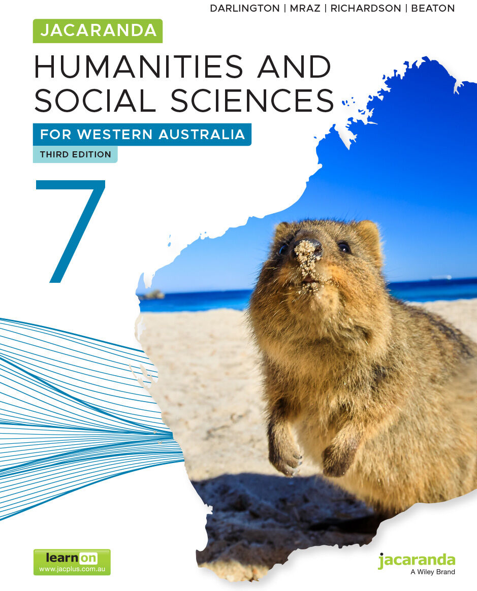 Jacaranda Humanities and Social Sciences 7 for Western Australia WA Third Edition (learnON & Print)