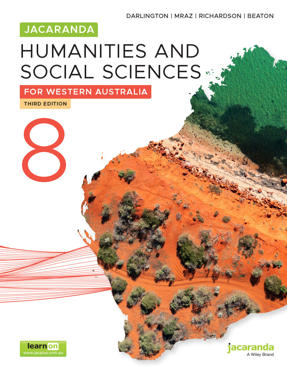 Jacaranda Humanities and Social Sciences 8 for Western Australia WA Third Edition (learnON & Print)