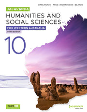 Jacaranda Humanities and Social Sciences 10 for Western Australia WA Third Edition (learnON & Print)