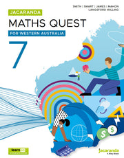 Jacaranda Maths Quest 7 for Western Australia WA (learnON & Print)