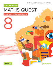 Jacaranda Maths Quest 8 for Western Australia WA (learnON & Print)