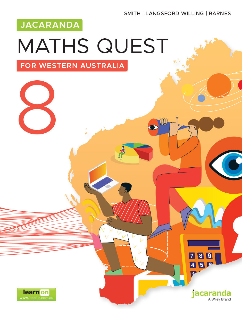 Jacaranda Maths Quest 8 for Western Australia WA (learnON & Print)