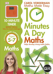 10 Minutes A Day Maths, Ages 5-7 (Key Stage 1)
