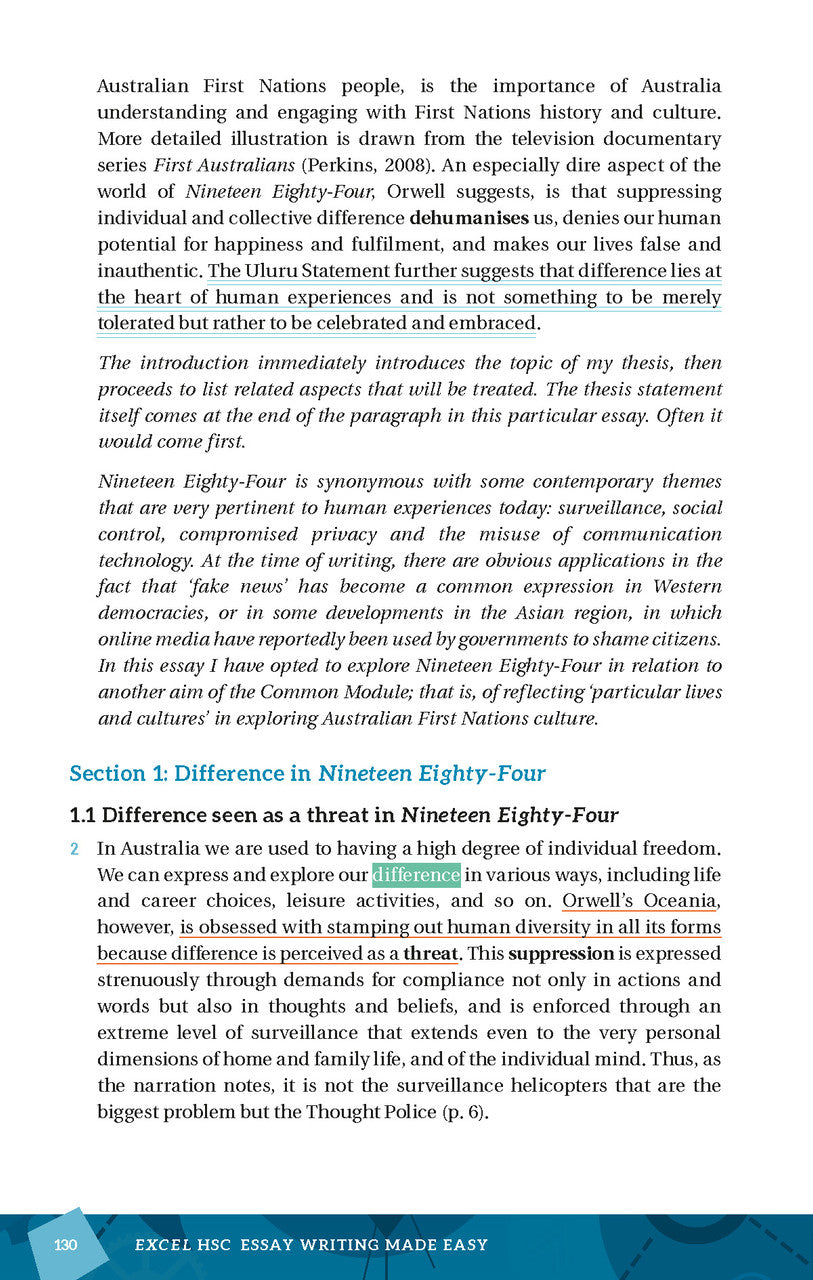 Excel HSC Essay Writing Made Easy — inside page 11