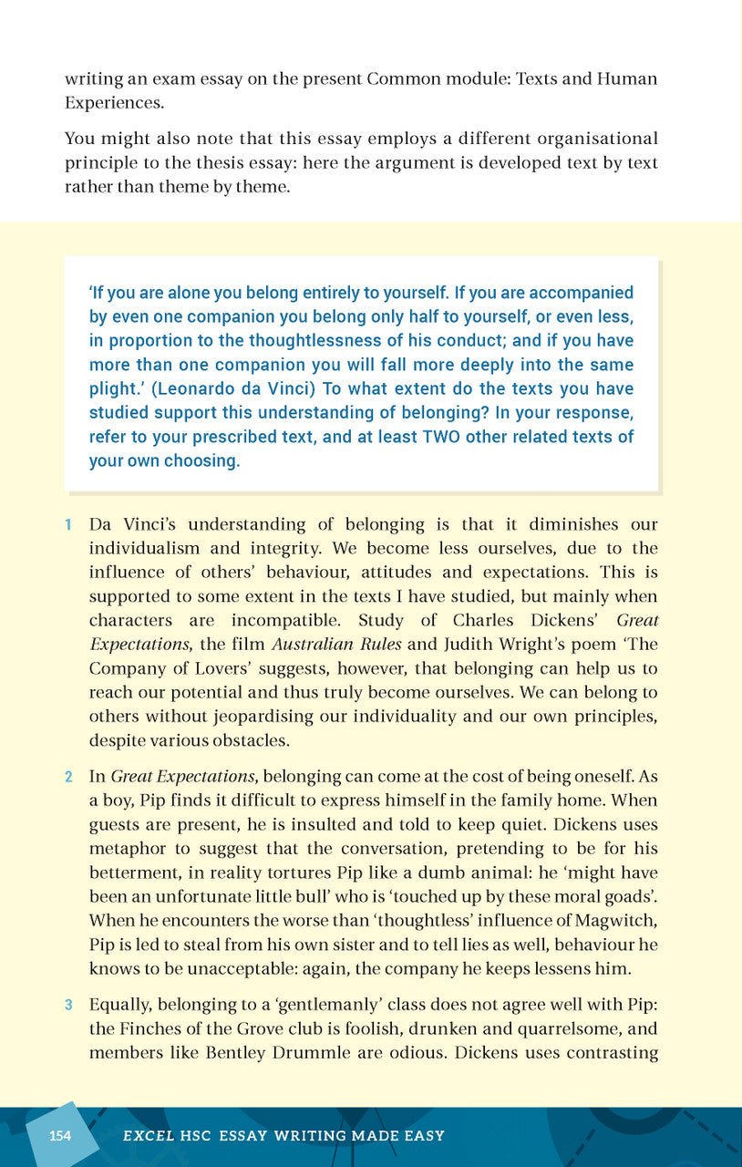 Excel HSC Essay Writing Made Easy — inside page 13