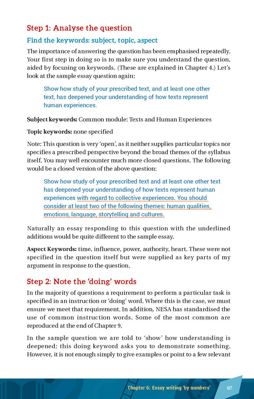 Excel HSC Essay Writing Made Easy — inside page 7