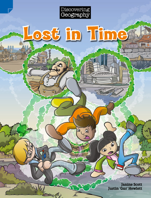 Discovering Geography (Upper Primary) - Comic Topic Book: Lost in Time (Reading Level 29 / F&P Level T)