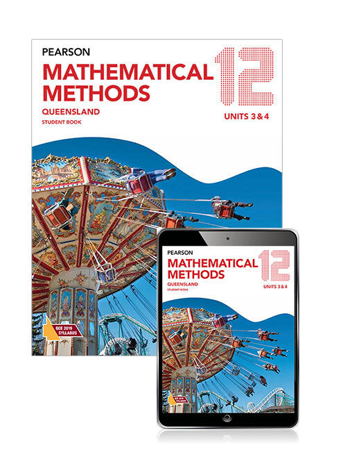 Mathematical Methods QLD: Year 12 - Student Book & eBook (Print & Digital)