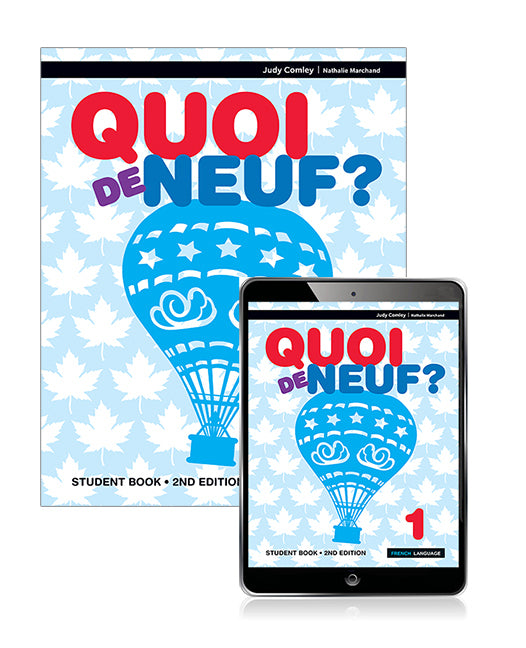 Quoi de Neuf? 1: Student Book & eBook (Print & Digital) - 2nd Edition