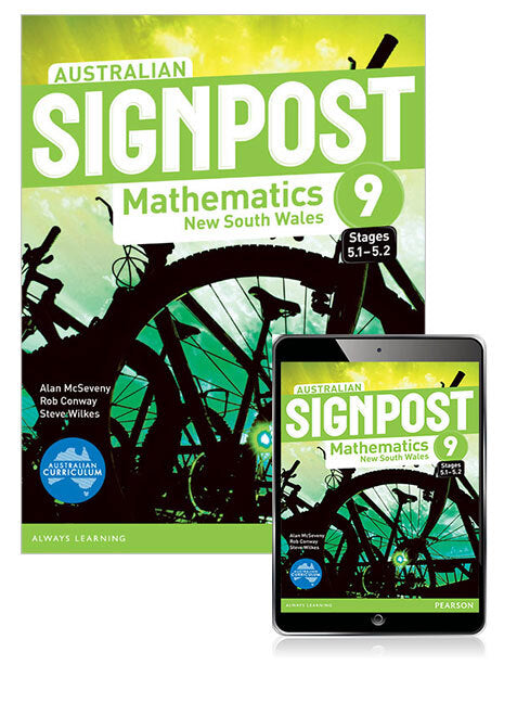 Australian Signpost Maths NSW - Year 9 (5.1 - 5.2): Student Book with eBook (Print & Digital)