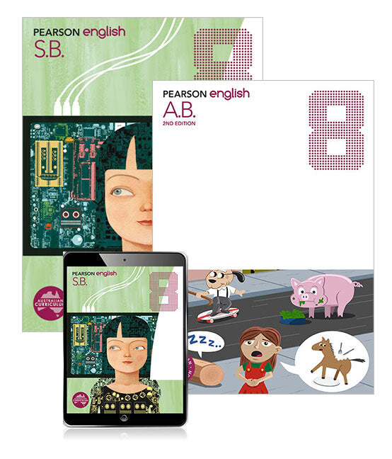 Pearson English - Year 8: Combo Pack - Student Book, eBook and Homework Program (Print & Digital)