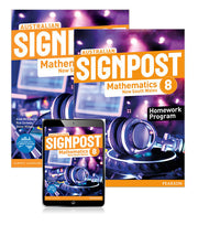 Australian Signpost Maths NSW - Year 8: Combo Pack - Student Book, eBook and Homework Program (Print & Digital)