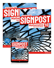 Australian Signpost Maths NSW - Year 10 (5.1 - 5.2): Combo Pack - Student Book, eBook and Homework Program (Print & Digital)