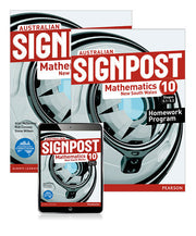 Australian Signpost Maths NSW - Year 10 (5.1 - 5.3): Combo Pack - Student Book, eBook and Homework Program (Print & Digital)