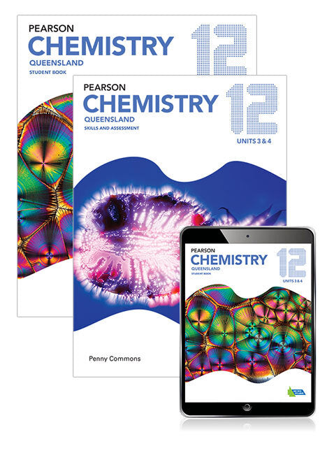 Pearson Chemistry QLD: Year 12 - Combo Pack - Student Book, eBook & Activity Book (Print & Digital)