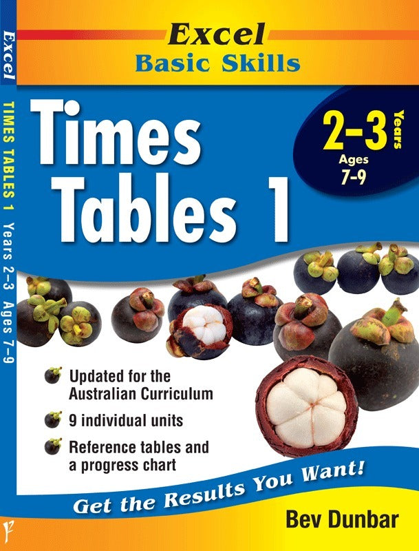 Excel Basic Skills - Times Tables 1: Years 2-3