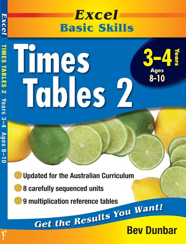 Excel Basic Skills - Times Tables 2: Years 3-4