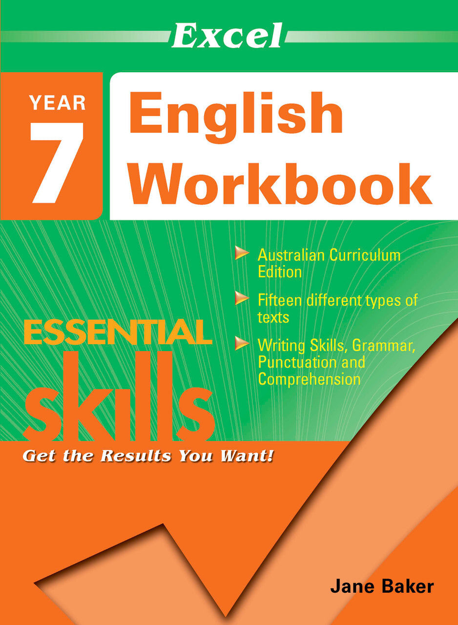 Excel Essential Skills: English Workbook - Year 7