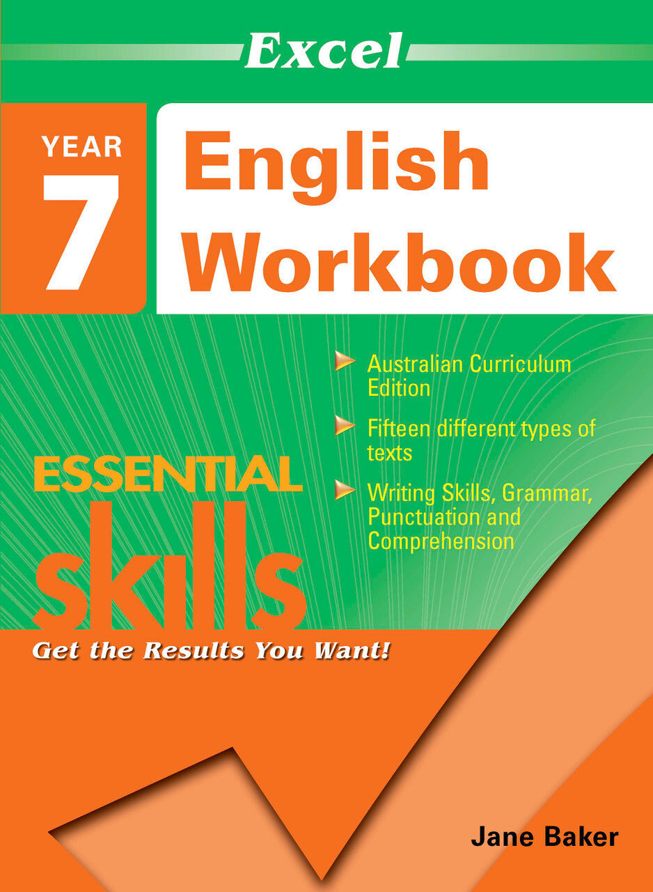 Excel Essential Skills: English Workbook - Year 7