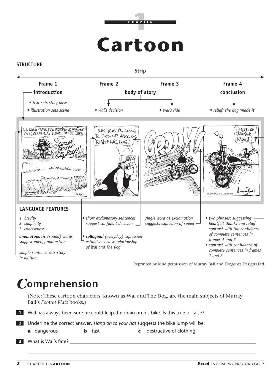 Excel Essential Skills: English Workbook - Year 7