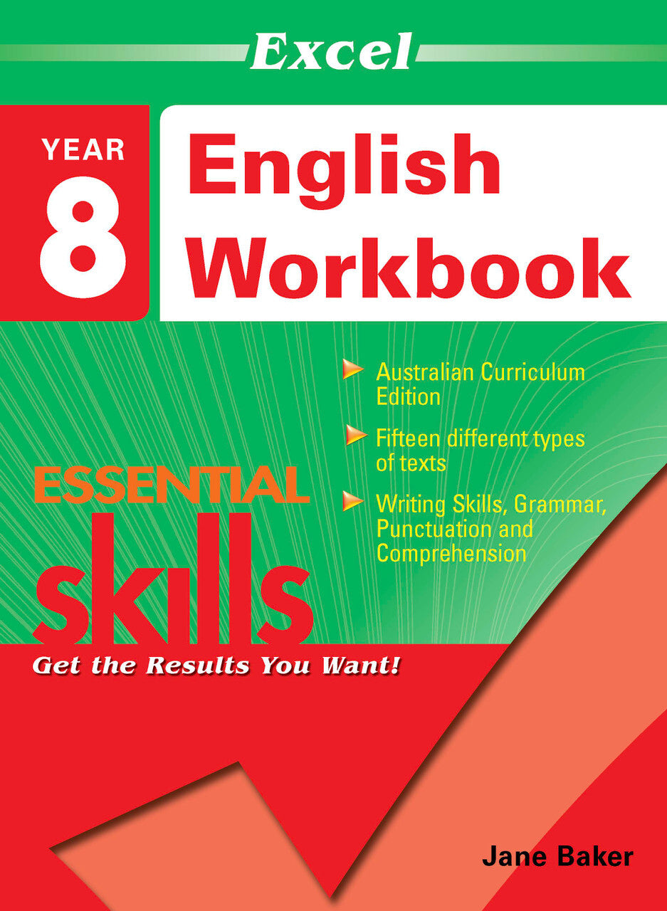 Excel Essential Skills: English Workbook - Year 8