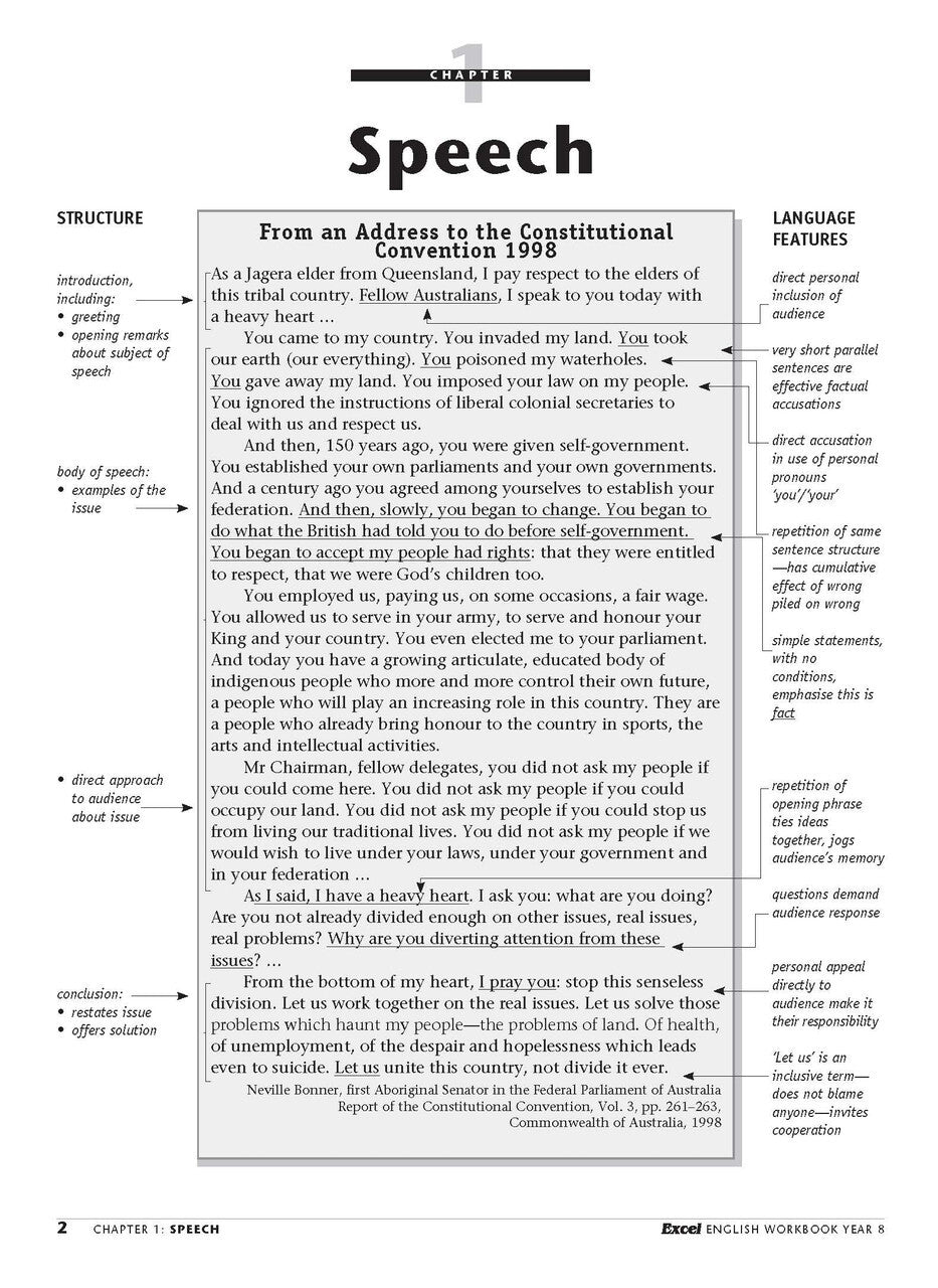 Excel Essential Skills: English Workbook - Year 8