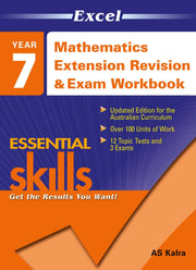 Excel Essential Skills - Mathematics Extension Revision and Exam Workbook: Year 7