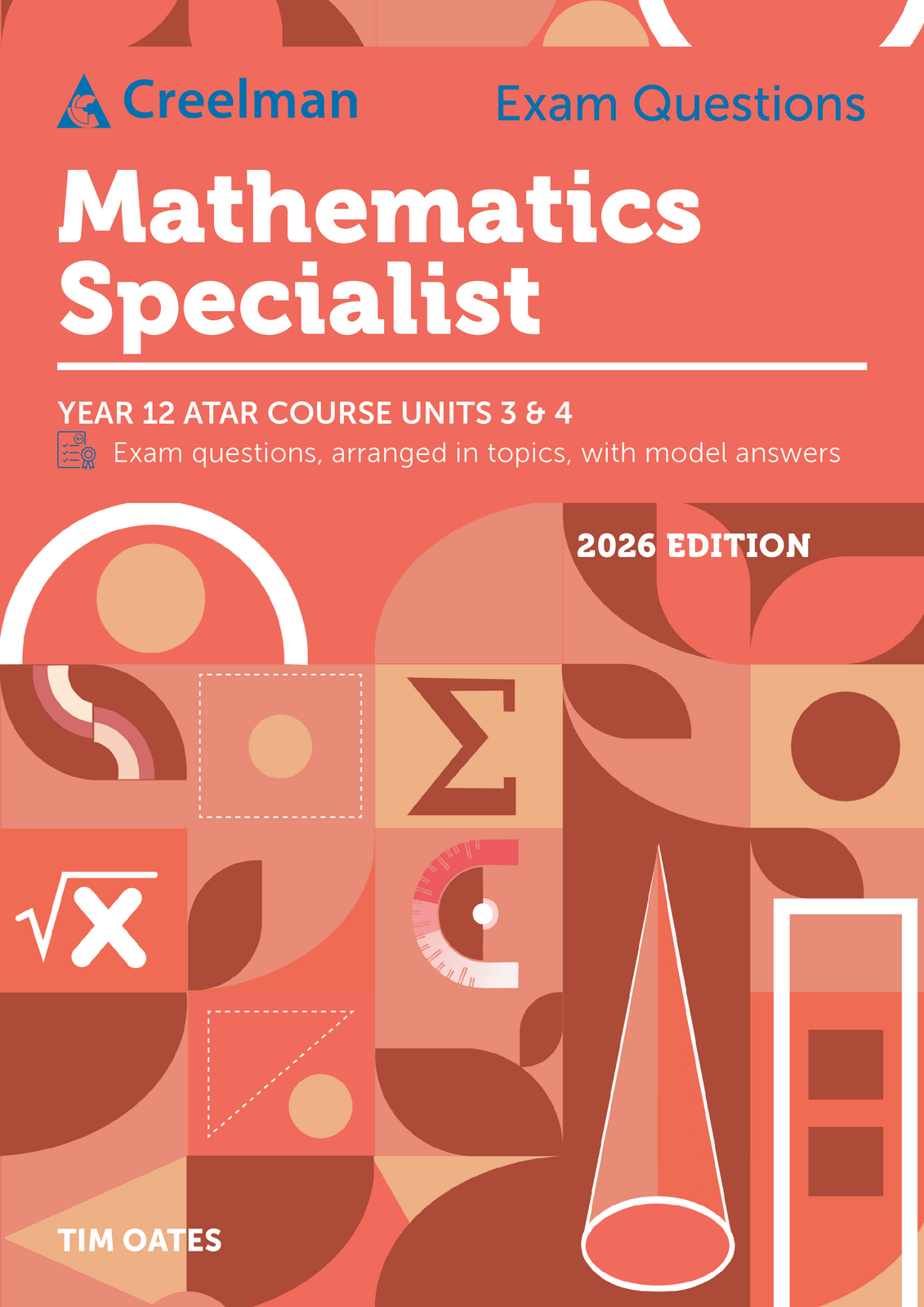 Creelman Exam Questions 2026 - Mathematics Specialist ATAR Course Units 3 & 4 (Year 12)