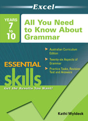 Excel Essential Skills: All You Need To Know About Grammar Years 7-10