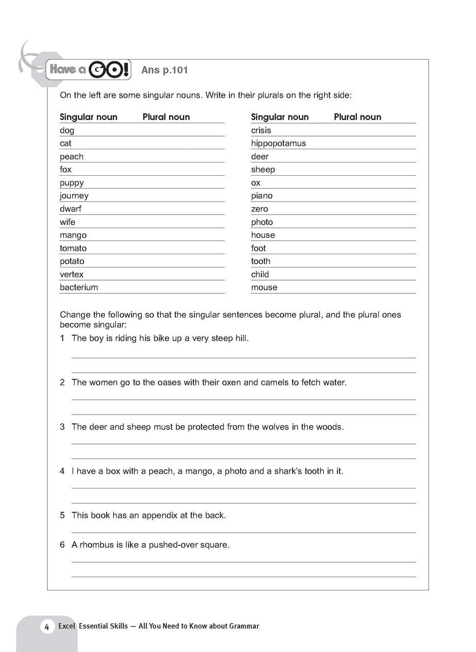 Excel Essential Skills: All You Need To Know About Grammar Years 7-10