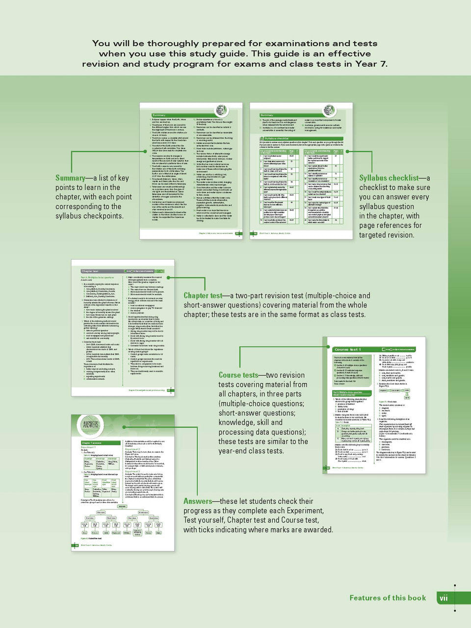 Excel Science Study Guide - Year 7