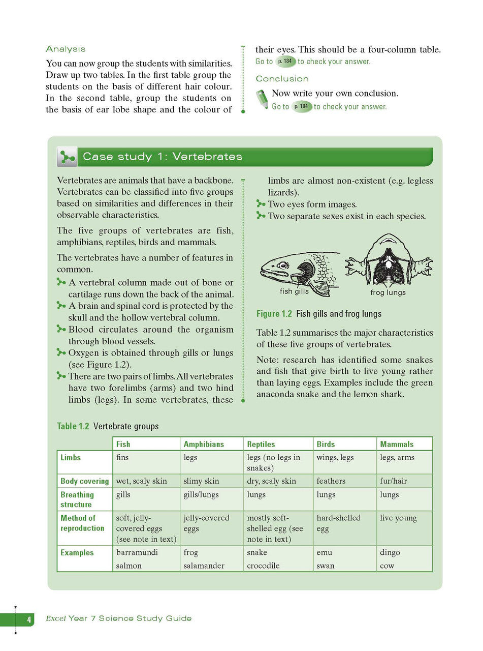 Excel Science Study Guide - Year 7