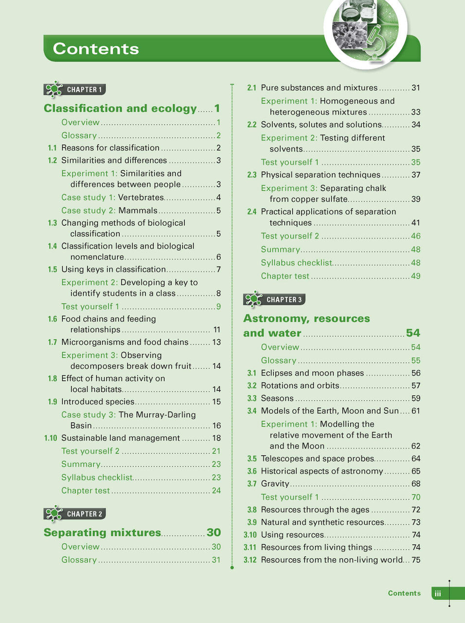 Excel Science Study Guide - Year 7
