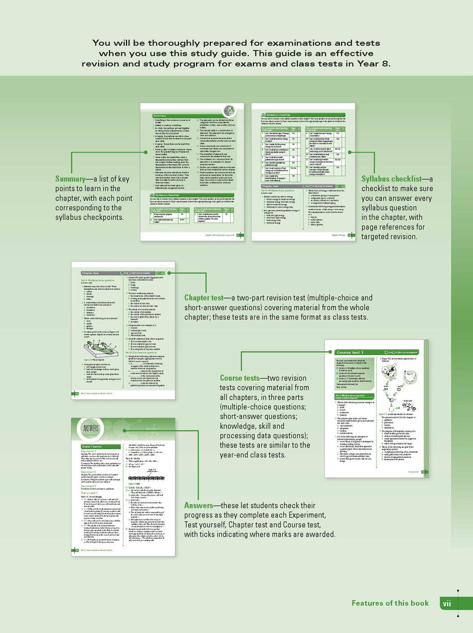 Excel Science Study Guide - Year 8