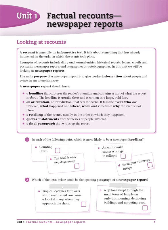 Excel Advanced Skills - Writing Workbook: Year 6