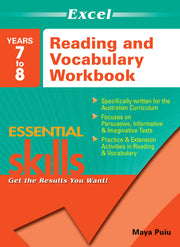 Excel Essential Skills - Reading and Vocabulary Workbook: Years 7-8