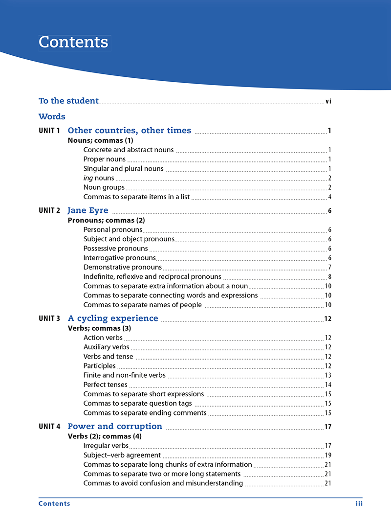 Excel Essential Skills - Grammar & Punctuation Workbook: Years 9-10