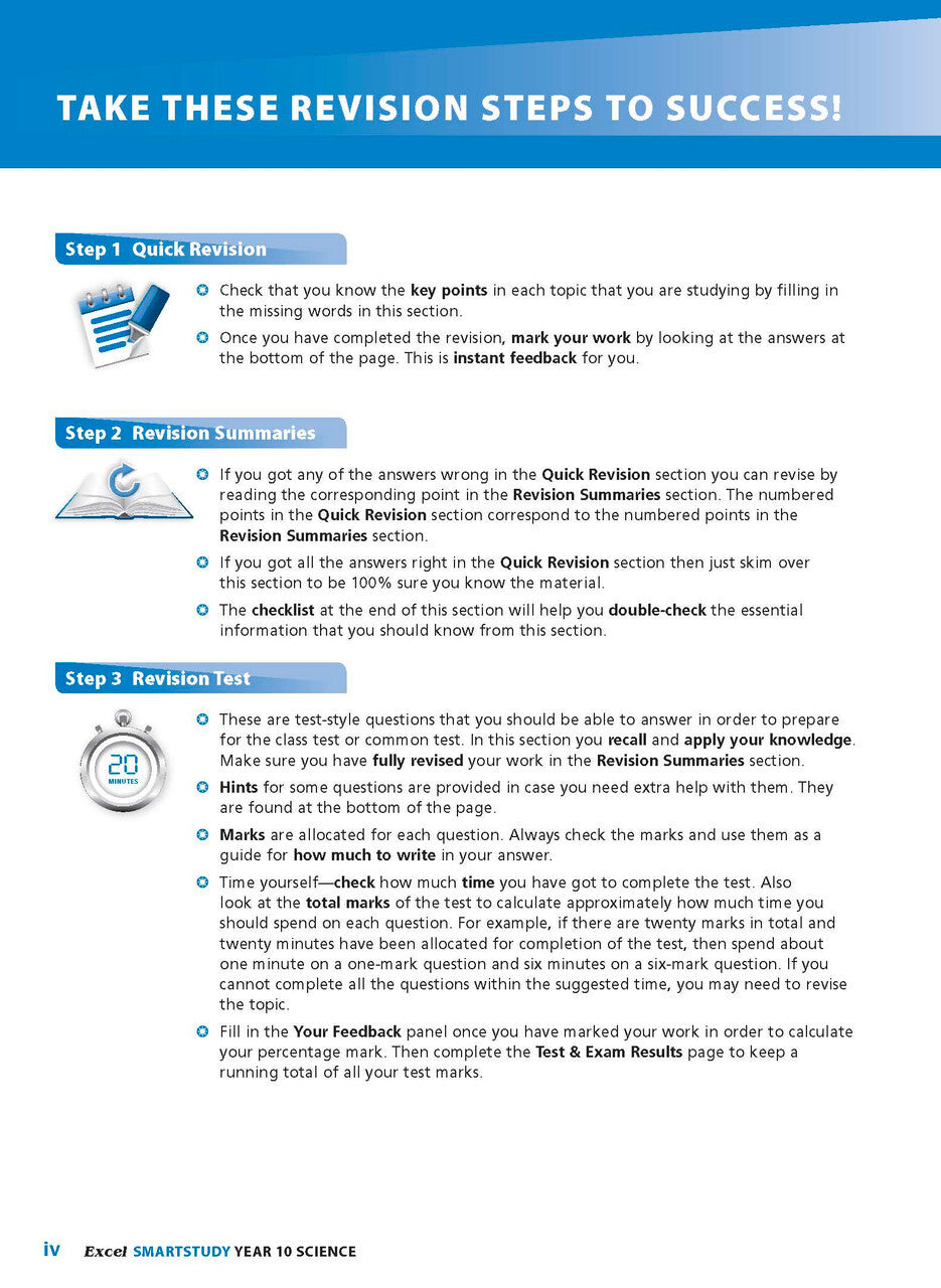 Excel SmartStudy Science - Year 10