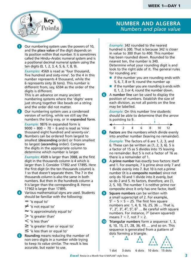 Excel Revise in a Month - NAPLAN*-style Tests: Year 6