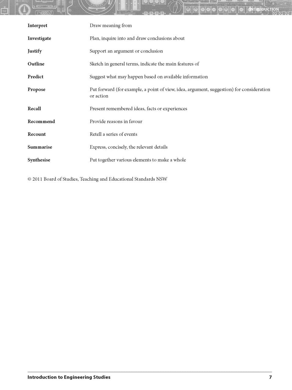 Excel Preliminary - Engineering Studies