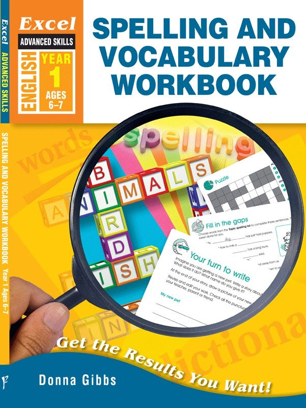 Excel Advanced Skills - Spelling and Vocabulary Workbook: Year 1