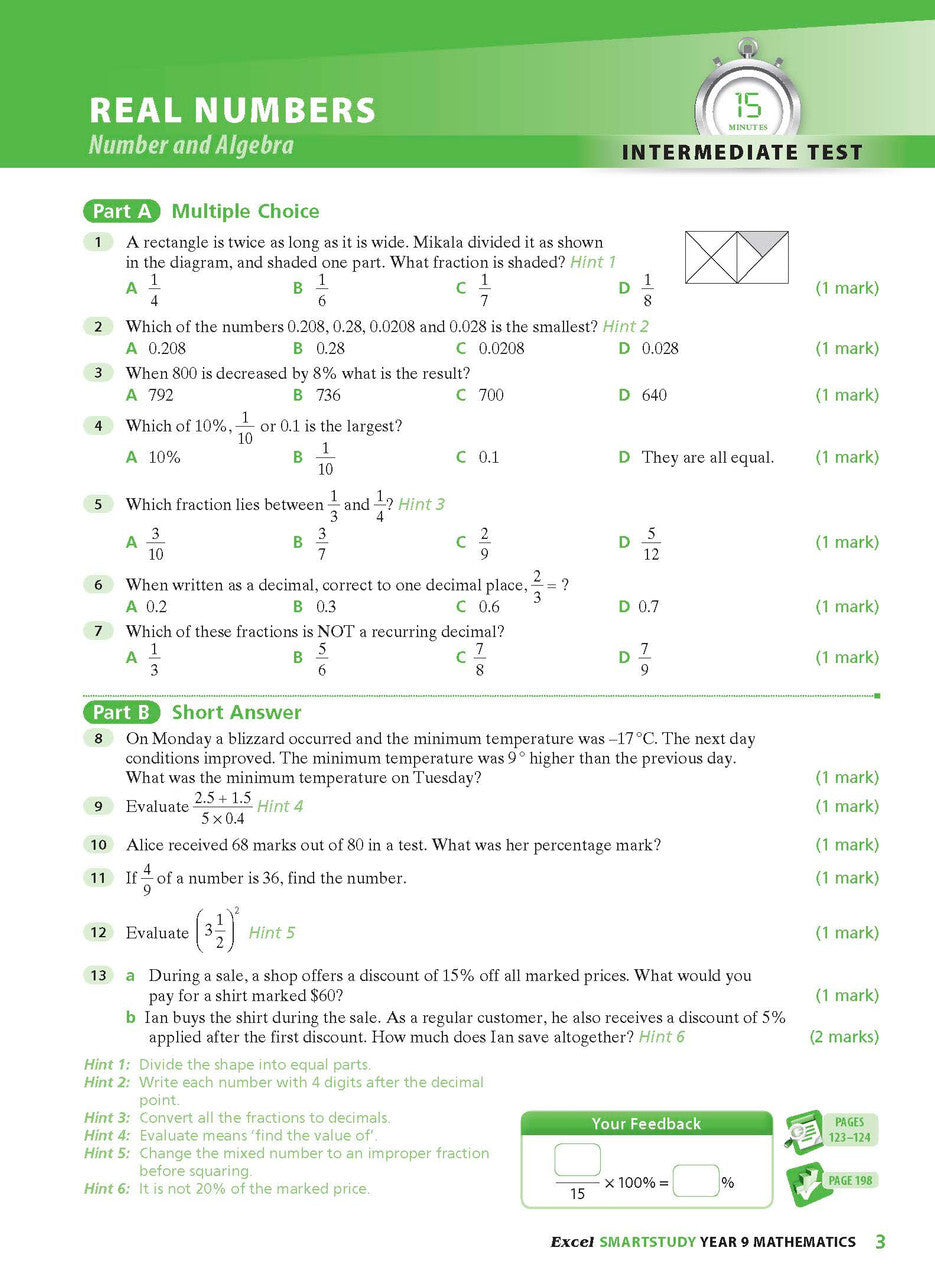 Excel SmartStudy Mathematics - Year 9