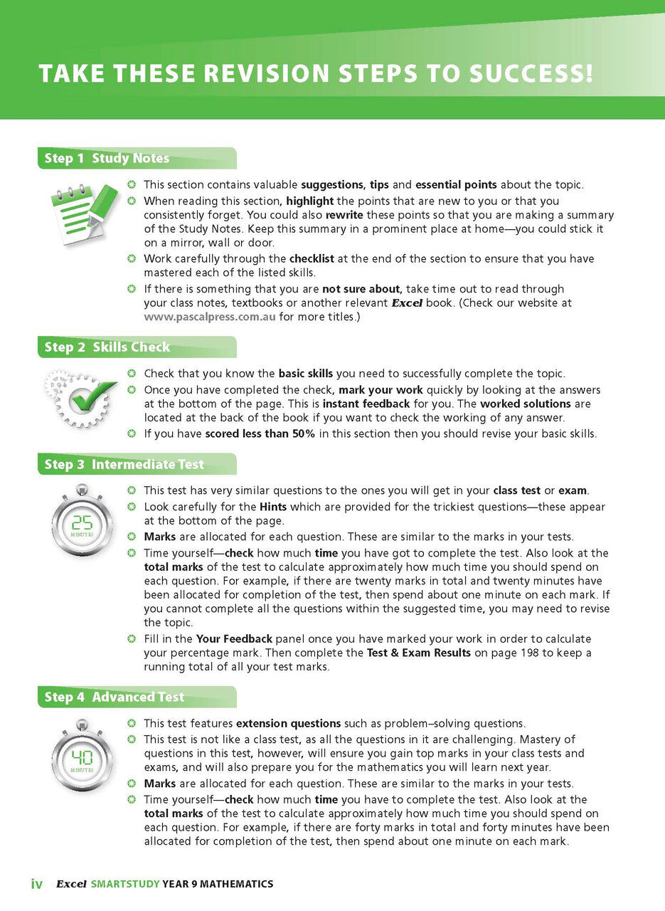 Excel SmartStudy Mathematics - Year 9