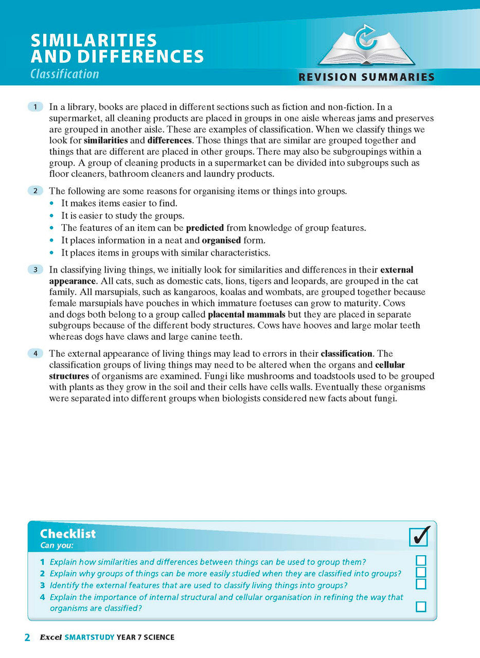 Smart Study - Year 7 Science