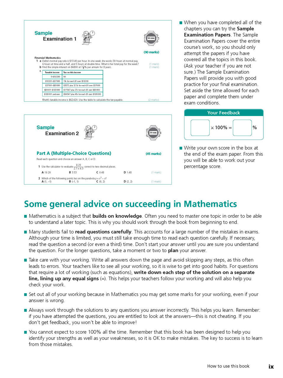 Excel Study Guide - Mathematics: Years 9-10