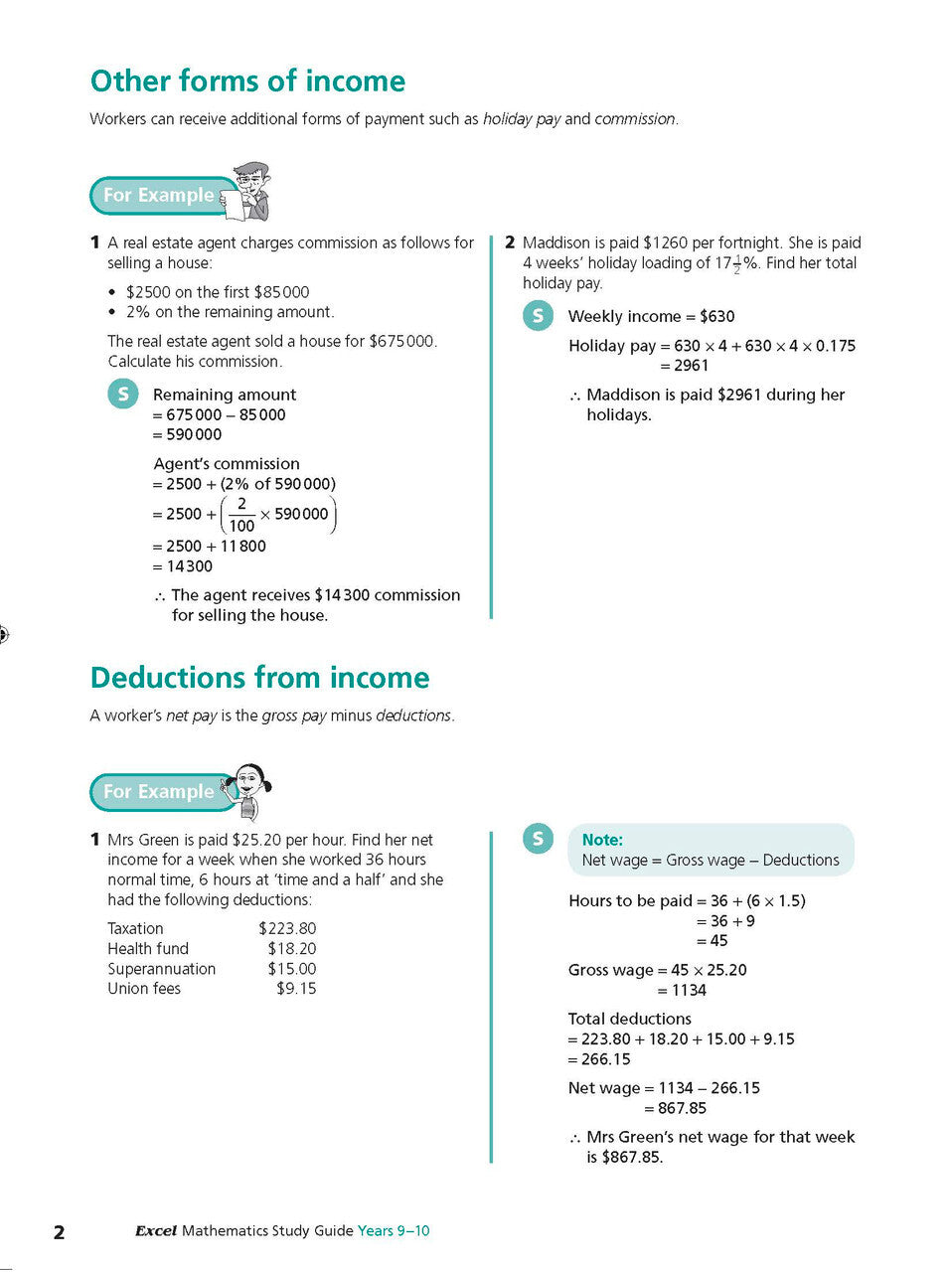 Excel Study Guide - Mathematics: Years 9-10